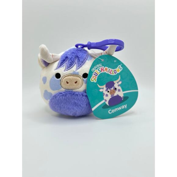Conway Cow Clip Squishmallow - Picture 2 of 2